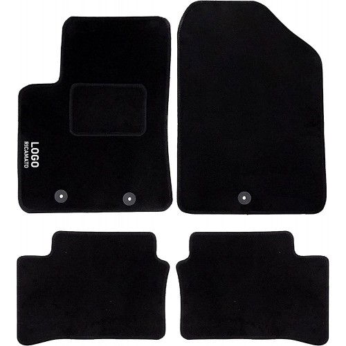 Tappetini Auto Compatibili Con HYUNDAI i10 del 2014 Con 3 Clip Tappetini Auto Compatibili Con HYUNDAI i10 del 2014 Con 3 Clip