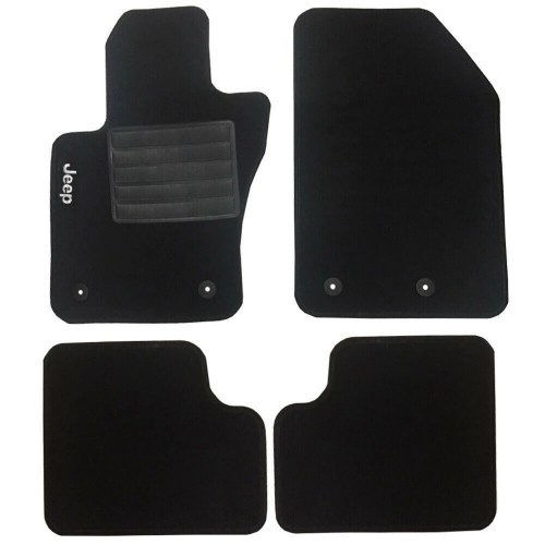 Tappetini auto in moquette compatibili con JEEP RENEGADE interasse 18cm Tappetini auto in moquette compatibili con JEEP RENEGADE interasse 18cm